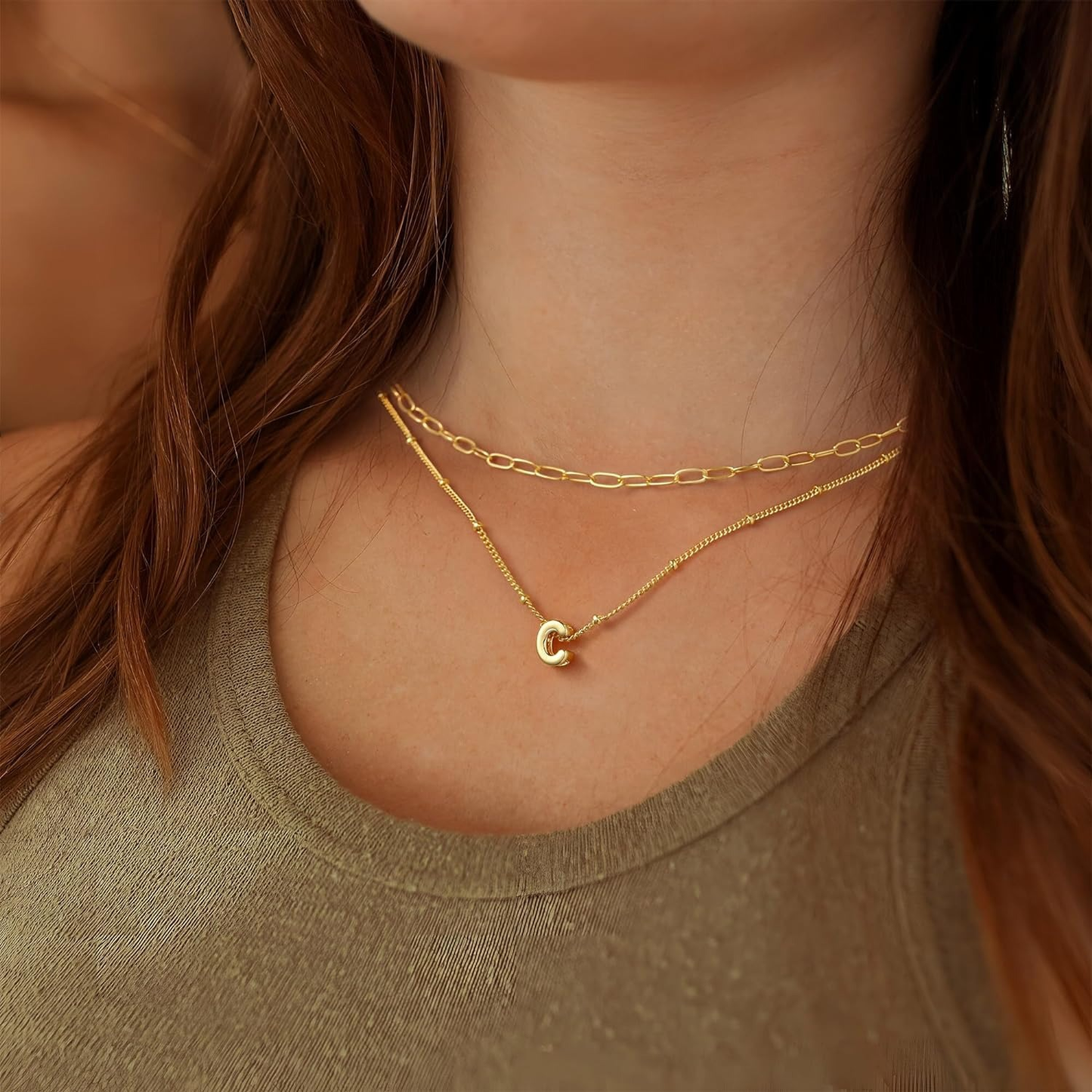 The Initial Necklace | Personalized Letter Pendant