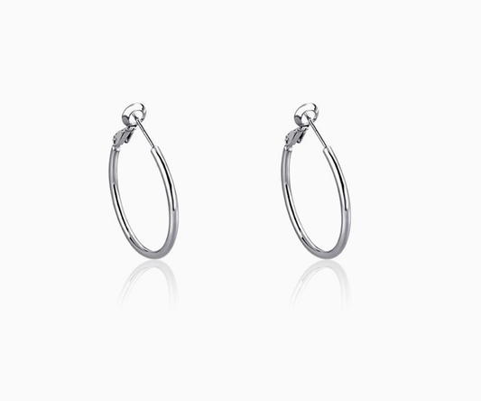 The Everyday Hoop Earrings | 925 Sterling Silver