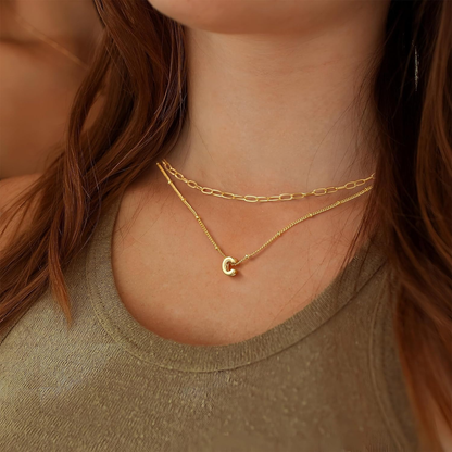 The Initial Necklace | Personalized Letter Pendant