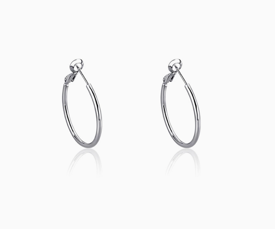 The Everyday Hoop Earrings | 925 Sterling Silver