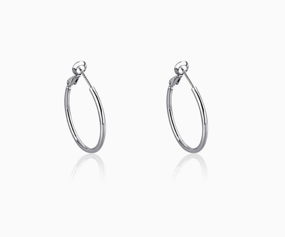 The Everyday Hoop Earrings | 925 Sterling Silver