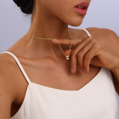 The Initial Necklace | Personalized Letter Pendant